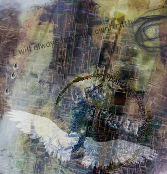 Abstract geomertic composition Illustration