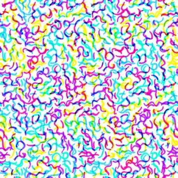 Abstract geometic background, festive pattern with hand-drawn doodle shapes Stock Illustration