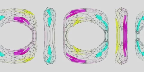 Abstract Geometric 360VR Art Experience Stock-Footage 336930984