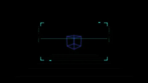 Abstract Geometric 3D Animation Background Loop Stock Footage 346736712