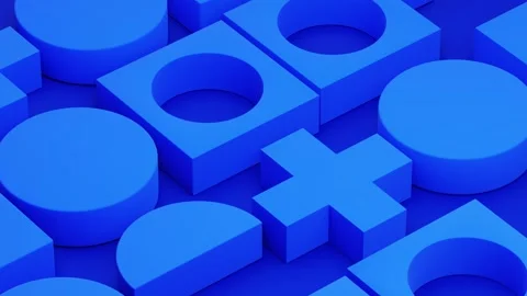 Abstract geometric 3d background Vídeos de archivo 255648824