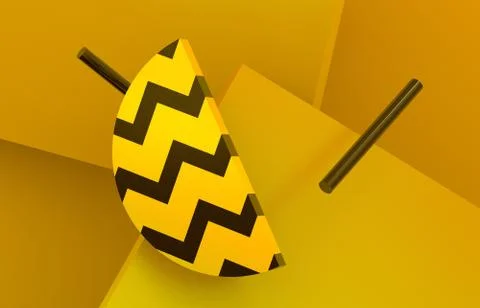 Abstract Geometric 3D Background Stock Illustration