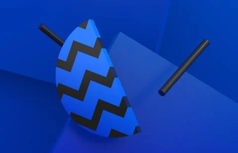 Abstract Geometric 3D Background Stock Illustration