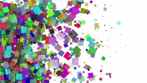 Abstract geometric 3D graphics Stock Footage 166007409