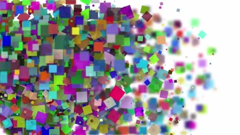 Abstract geometric 3D graphics pattern Stock Footage 165604625