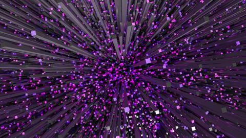 Abstract geometric 3d shapes background Stock Illustration
