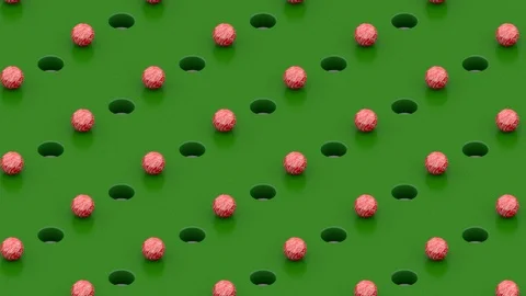 Abstract geometric 3D shapes seamless motion background. loop animation 動画素材 95831996