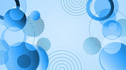 Abstract geometric abstract circles gradient background animation 動画素材 333919032