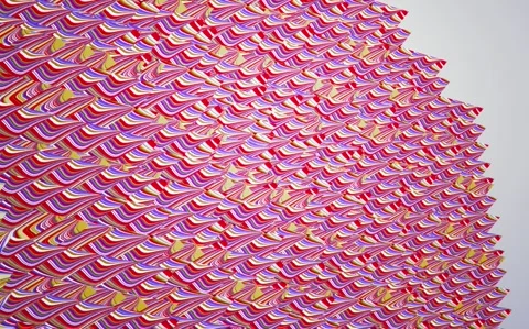 Abstract geometric animated background for motion design and digital signage sys Stock-Footage 341829238