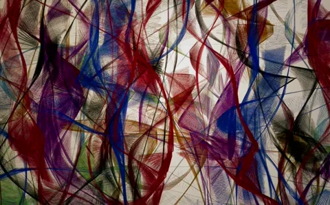Abstract geometric animated background for motion design and digital signage sys Stock-Footage 344045573