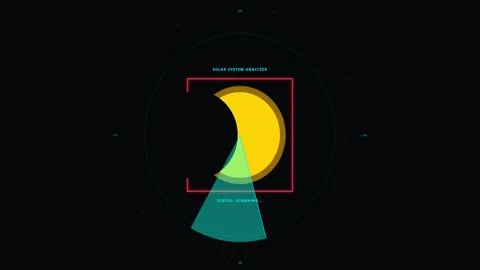 Abstract geometric animation with rotating shapes Stock Footage 341416246