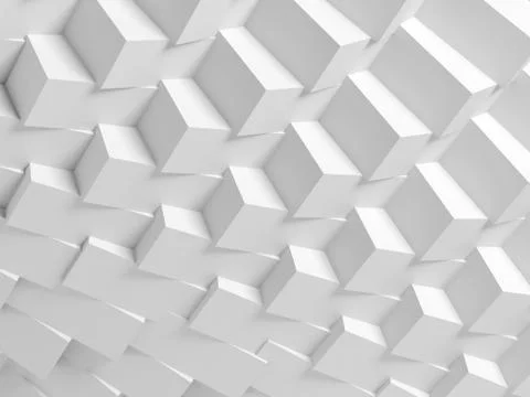 Abstract geometric architecture pattern 3d Illustrazione stock
