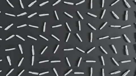 Abstract Geometric Arrow Pattern Background with Rotating White Clock Hand Shape Stock Footage 339634634
