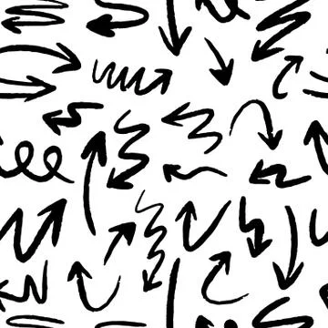 Abstract geometric arrow pattern. Vector arrows pattern background Stock Illustration