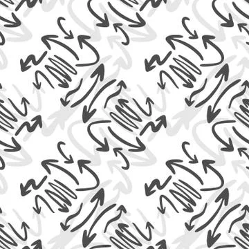Abstract geometric arrow pattern. Vector arrows illustration イラスト素材