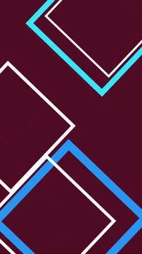 Abstract geometric arrows interlock with neon cyan and electric blue highli.. Ilustração Stock
