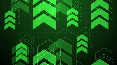 Abstract geometric arrows pattern grid background modern tech style upward .. Stock Footage 337072031
