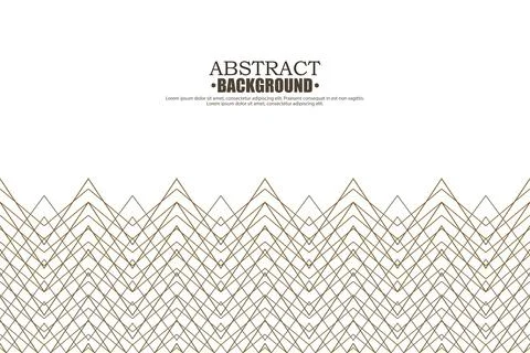 Abstract geometric art background with linear chevron pattern and conceptua.. Illustrazione stock