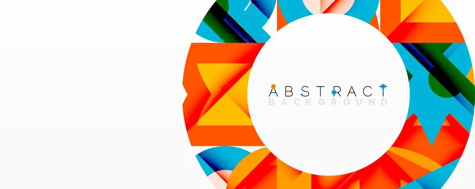 Abstract geometric artwork with interwoven angular and curved shapes, dynamic イラスト素材