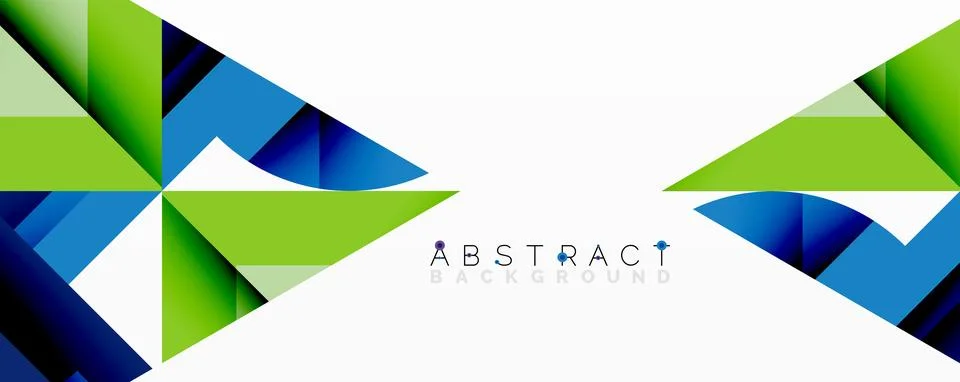 Abstract geometric artwork with interwoven angular and curved shapes, dynamic Stockillustratie