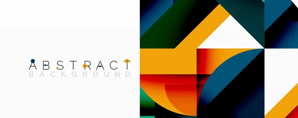 Abstract geometric artwork with interwoven angular and curved shapes, dynamic イラスト素材