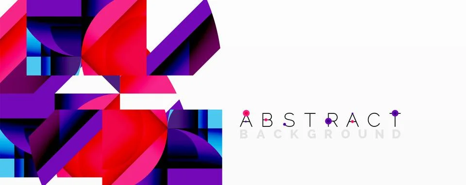 Abstract geometric artwork with interwoven angular and curved shapes, dynamic イラスト素材