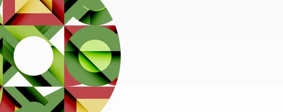 Abstract geometric artwork with interwoven angular and curved shapes, dynamic イラスト素材