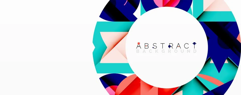 Abstract geometric artwork with interwoven angular and curved shapes, dynamic イラスト素材