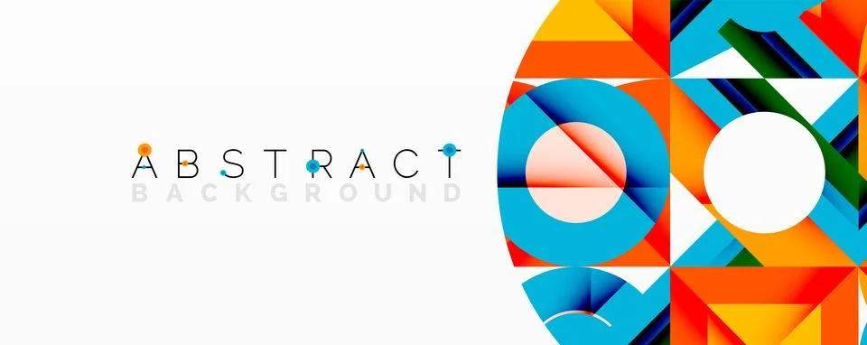 Abstract geometric artwork with interwoven angular and curved shapes, dynamic イラスト素材