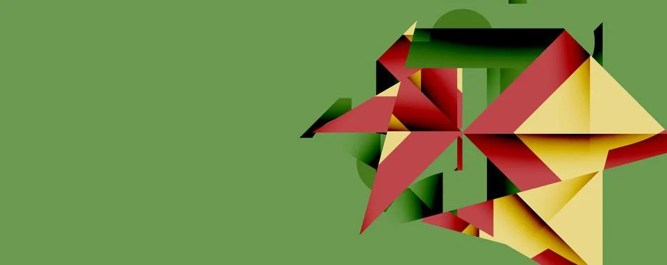 Abstract geometric artwork with interwoven angular and curved shapes, dynamic イラスト素材