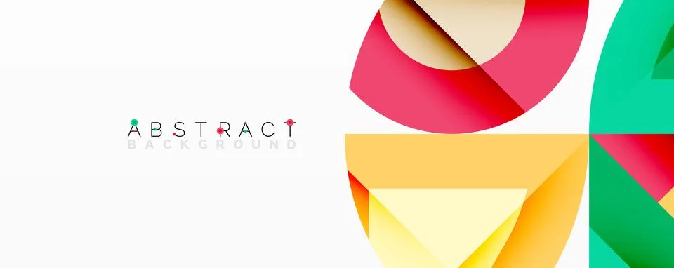 Abstract geometric artwork with interwoven angular and curved shapes, dynamic 스톡 일러스트