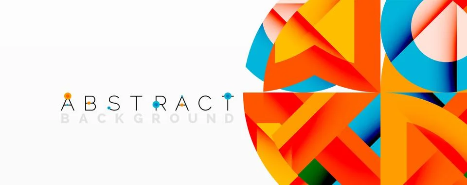 Abstract geometric artwork with interwoven angular and curved shapes, dynamic 스톡 일러스트