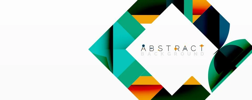 Abstract geometric artwork with interwoven angular and curved shapes, dynamic イラスト素材