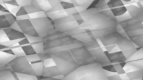 Abstract Geometric Backdrop Creating Dynamic Light and Shadow in Modern Studi Stock Footage 327603242