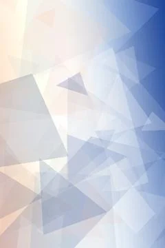 Abstract geometric backdrop with soft blue and beige polygon shapes, creati.. Stock Illustration