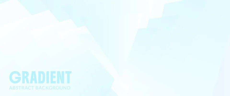 Abstract geometric backdrop with stepped panels and open center. Soft gradient Stock Illustration