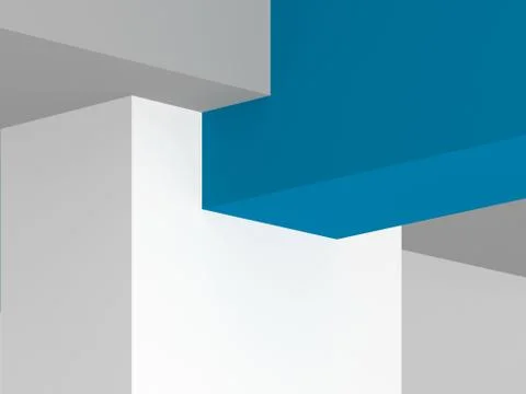 Abstract geometric background, 3d render 스톡 일러스트