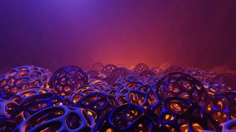 Abstract geometric background. 3d render Illustrazione stock