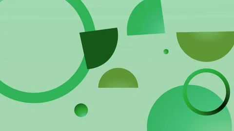 Abstract geometric background and semi circles modern minimal design with c.. 库存影片 336872378