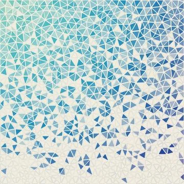 Abstract geometric background. Appealing scattered low poly triangles with .. 스톡 사진