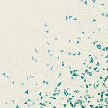 Abstract geometric background. Attractive scattered low poly triangles with.. 스톡 일러스트