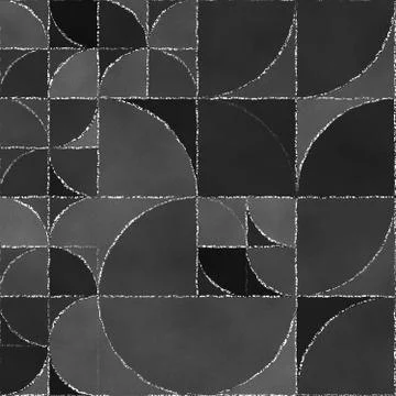 Abstract geometric background with blackboard Illustrazione stock