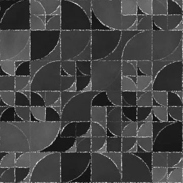 Abstract geometric background with blackboard Illustrazione stock