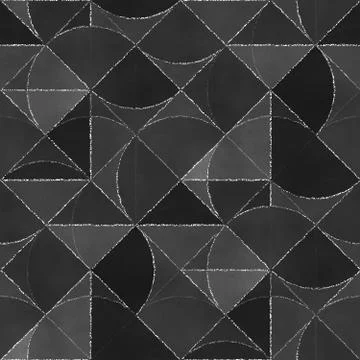 Abstract geometric background with blackboard Illustrazione stock