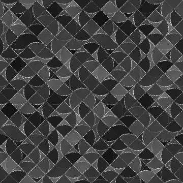 Abstract geometric background with blackboard Illustrazione stock