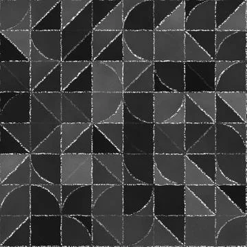 Abstract geometric background with blackboard Illustrazione stock