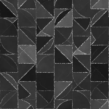 Abstract geometric background with blackboard Illustrazione stock