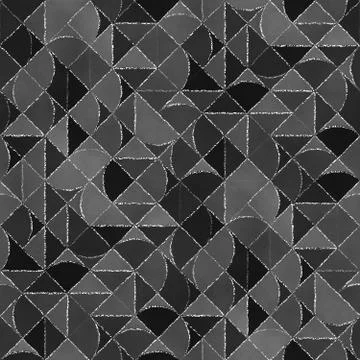 Abstract geometric background with blackboard Illustrazione stock