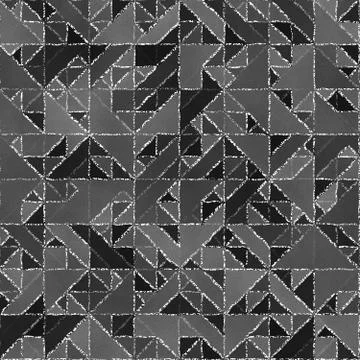 Abstract geometric background with blackboard Illustrazione stock