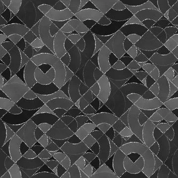 Abstract geometric background with blackboard Illustrazione stock